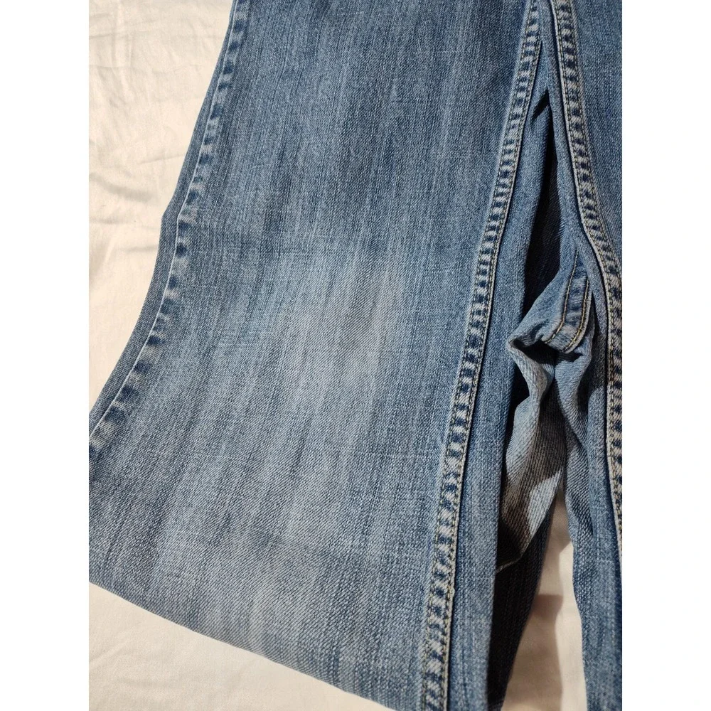 Women's L.L.Bean 8 medium/T denim jeans light straight fit classic mom